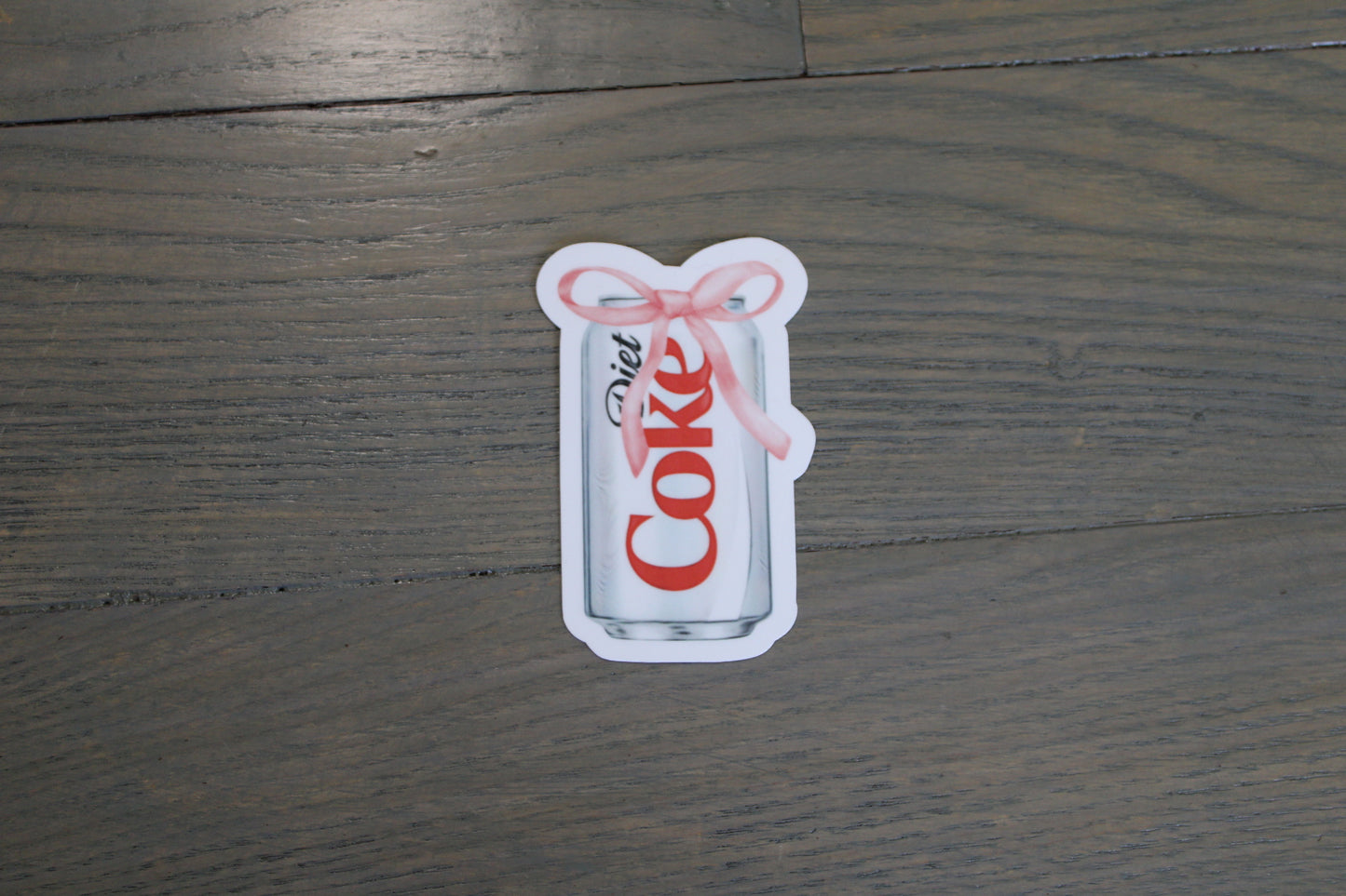 Diet Coke with Bow Handmade Sticker
