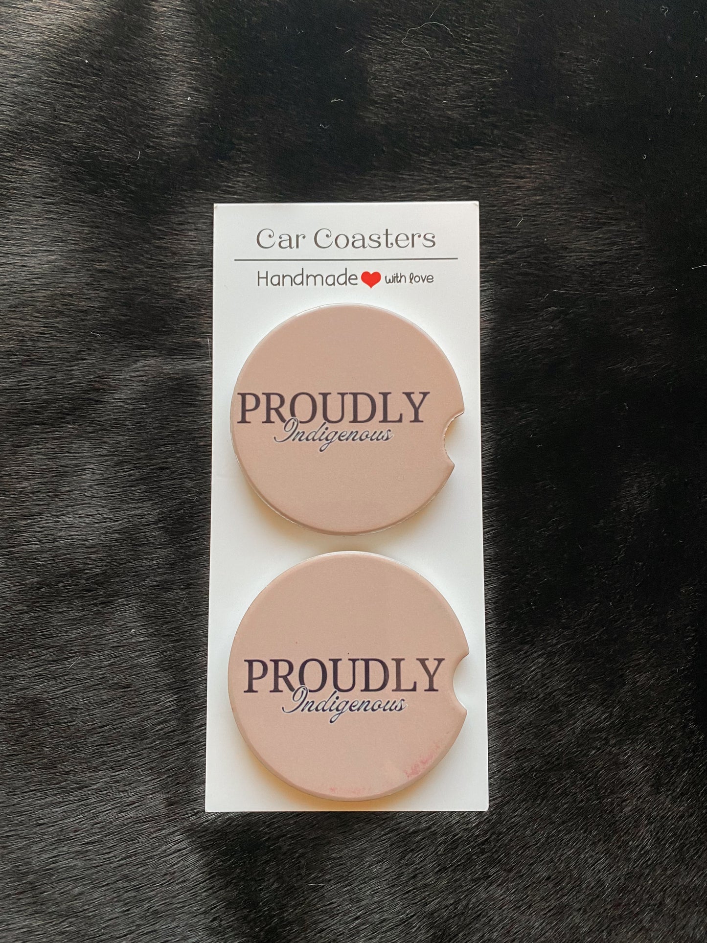 Proudly Indigenous Car Coasters