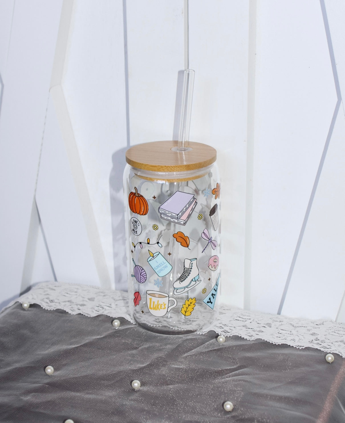 Gilmore Girls Can Glass Cup