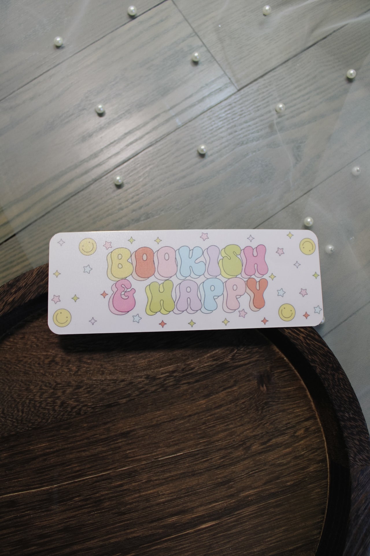 Bookish & Happy Bookmark