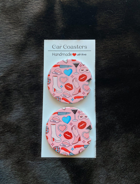 Short n Sweet S.C Car Coasters